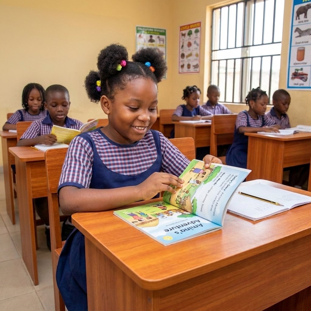 Home girl using abacus in classroom 202608312252